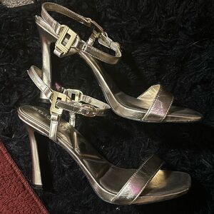 Karl Lagerfeld Gold Classy High Heels size 8. Brand New